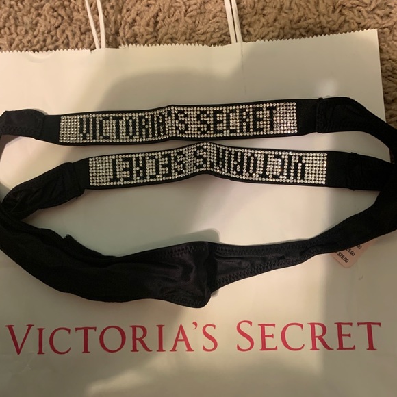 ⚡️ LAST CHANCE ⚡️NWT🖤 VS Rhinestone Shine Thong - Picture 12 of 12